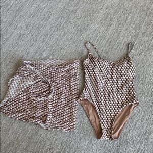 Bahamas One-Piece Swimsuit with Matching Cover-Up